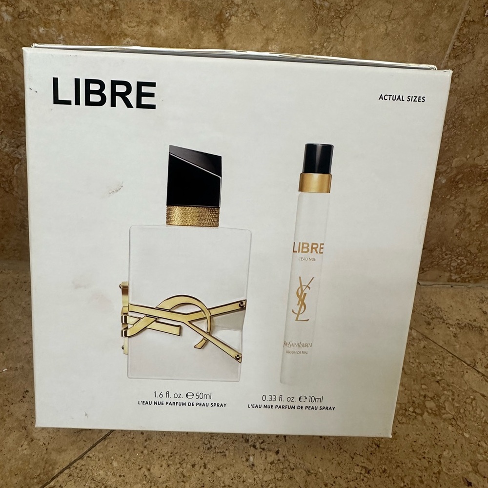 Yves Saint Laurent White and Gold Boxed Fragrance Set - Picture 2 of 4